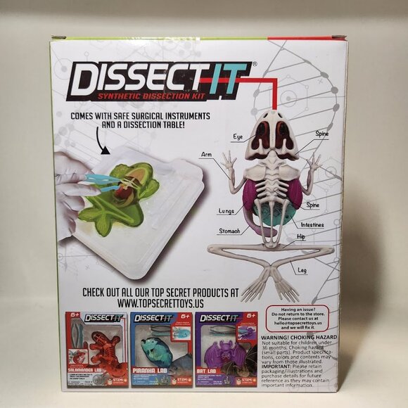 NEW Dissect-it Synthetic Lab Dissection Toy STEM KIT CRAFT Project Frog Biology - Picture 4 of 4